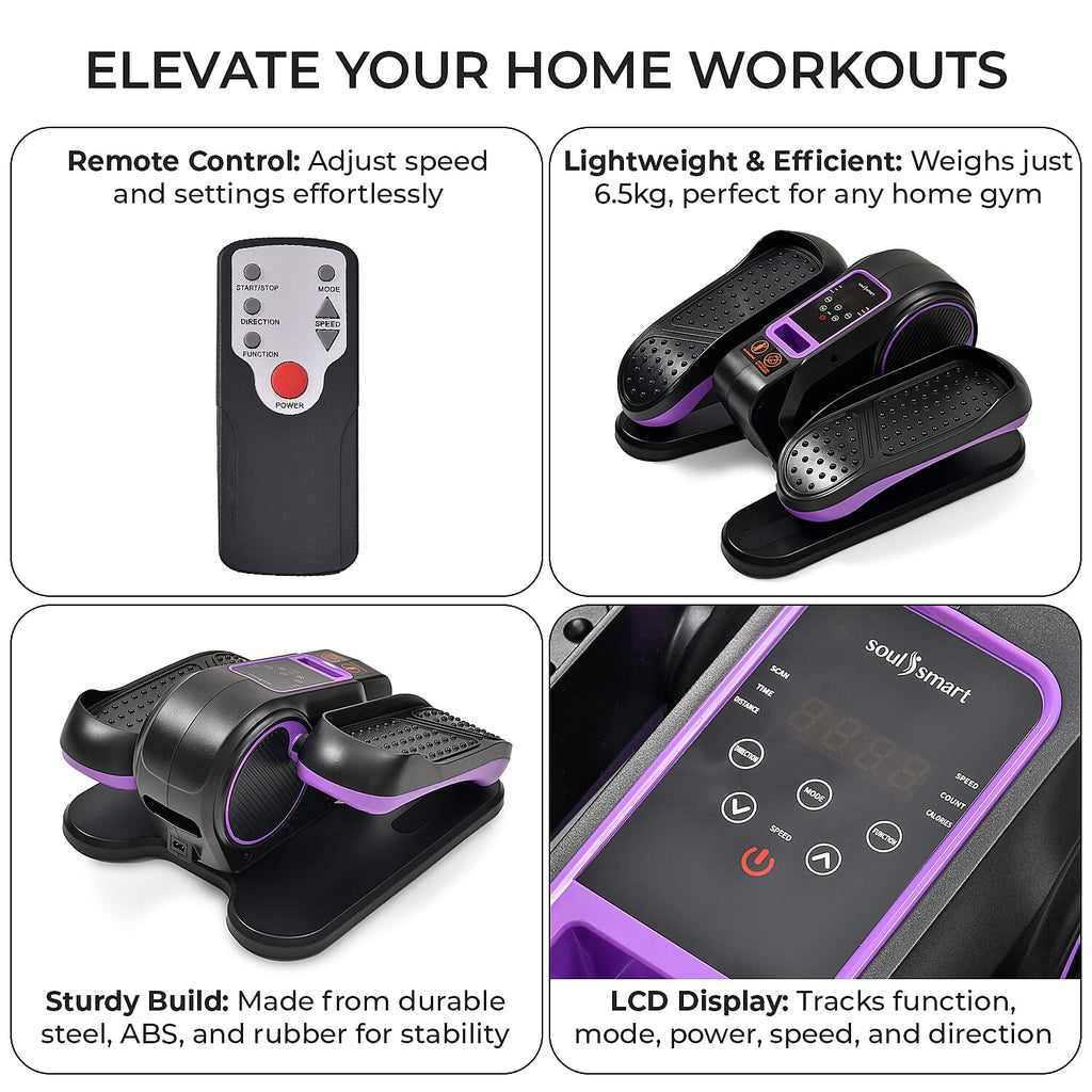 Mini Electric Elliptical Leg Exerciser – Seated Home Exercise