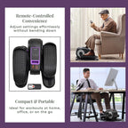 Mini Electric Elliptical Leg Exerciser – Seated Home Exercise
