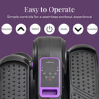 Mini Electric Elliptical Leg Exerciser – Seated Home Exercise