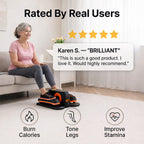 Mini Electric Elliptical Leg Exerciser – Seated Home Exercise