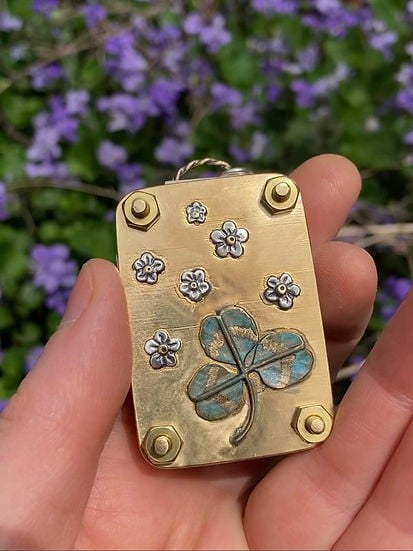 Boneroshop | Mini Flower Press | Compact Botanical Keepsake Maker | Portable Craft Tool