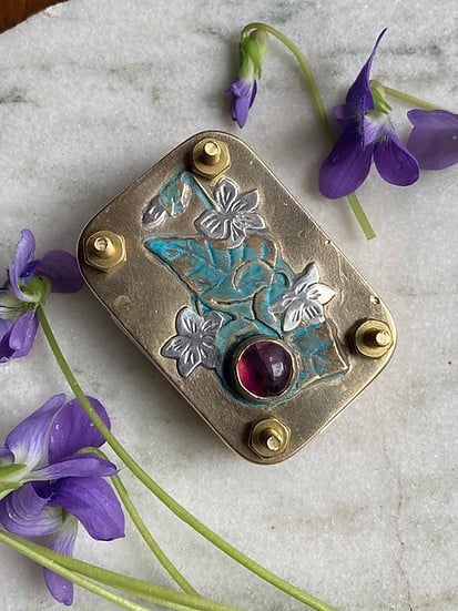 Boneroshop | Mini Flower Press | Compact Botanical Keepsake Maker | Portable Craft Tool