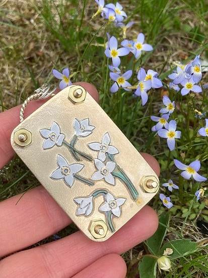 Boneroshop | Mini Flower Press | Compact Botanical Keepsake Maker | Portable Craft Tool