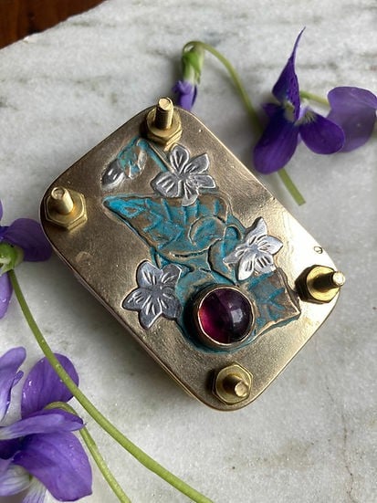 Boneroshop | Mini Flower Press | Compact Botanical Keepsake Maker | Portable Craft Tool