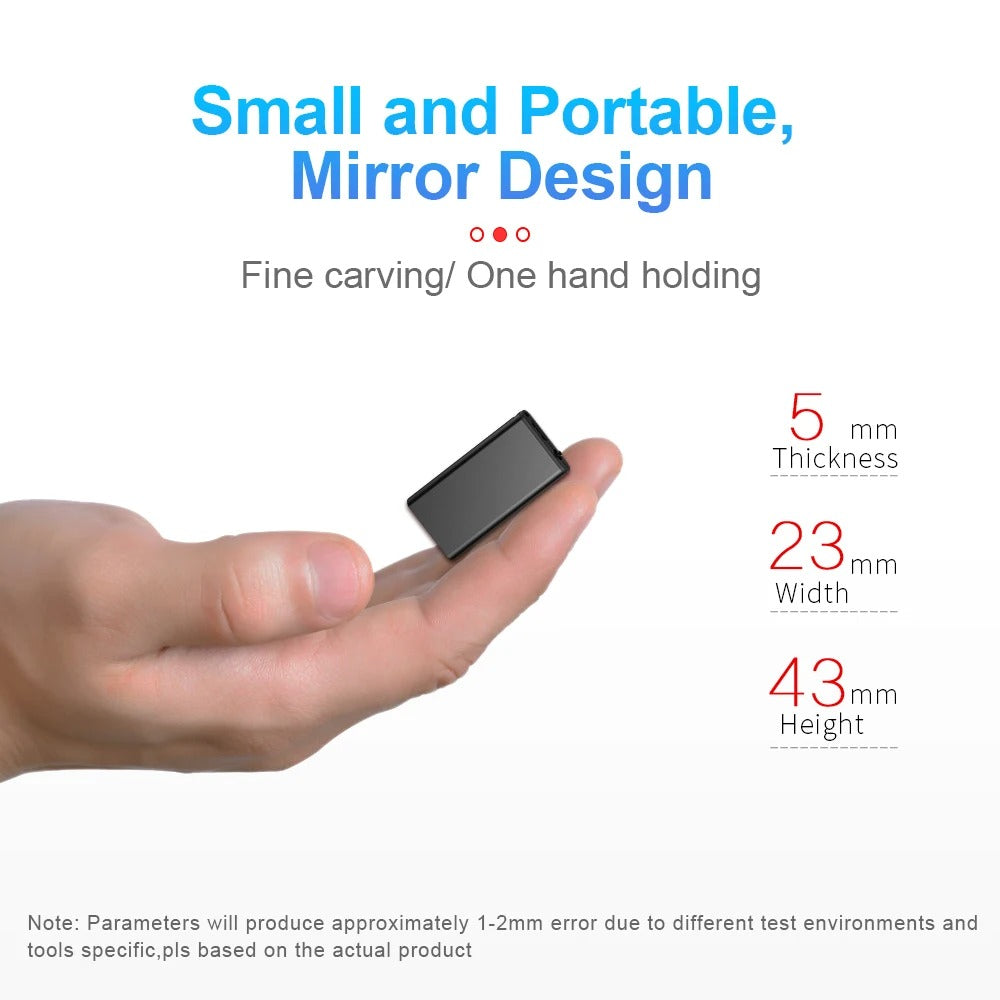 Miniature spy voice recorder – ultra-discreet audio recording