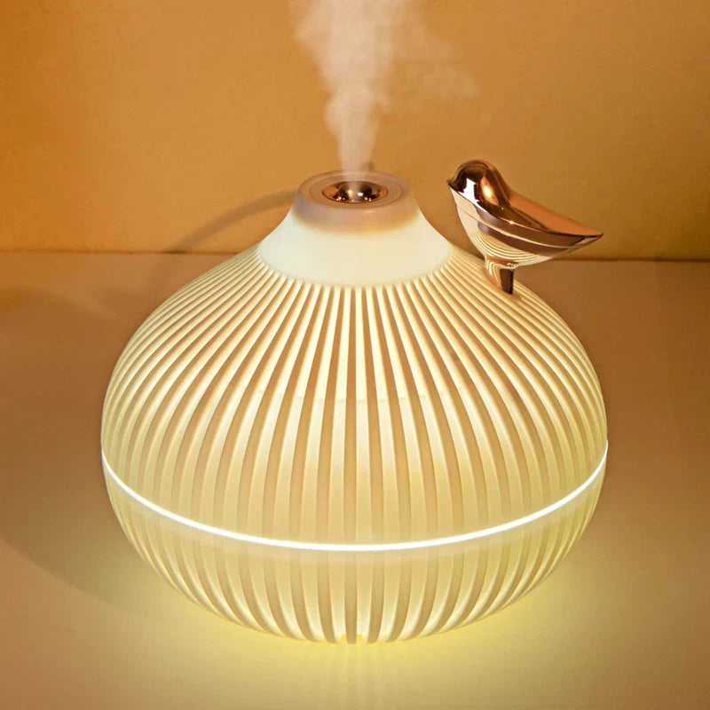 MistGlow USB Humidifier – Quiet & Compact with LED Night Light & Mood Lighting