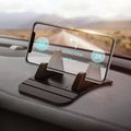 Mobile phone holder for car | Dashboard mount | Non-slip silicone base | GripMate