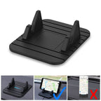 Mobile phone holder for car | Dashboard mount | Non-slip silicone base | GripMate