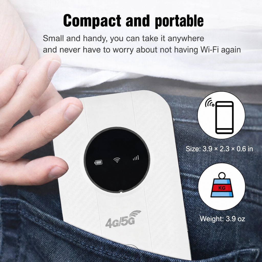 Mobile WiFi Router | 4G LTE Hotspot | Fast & Portable