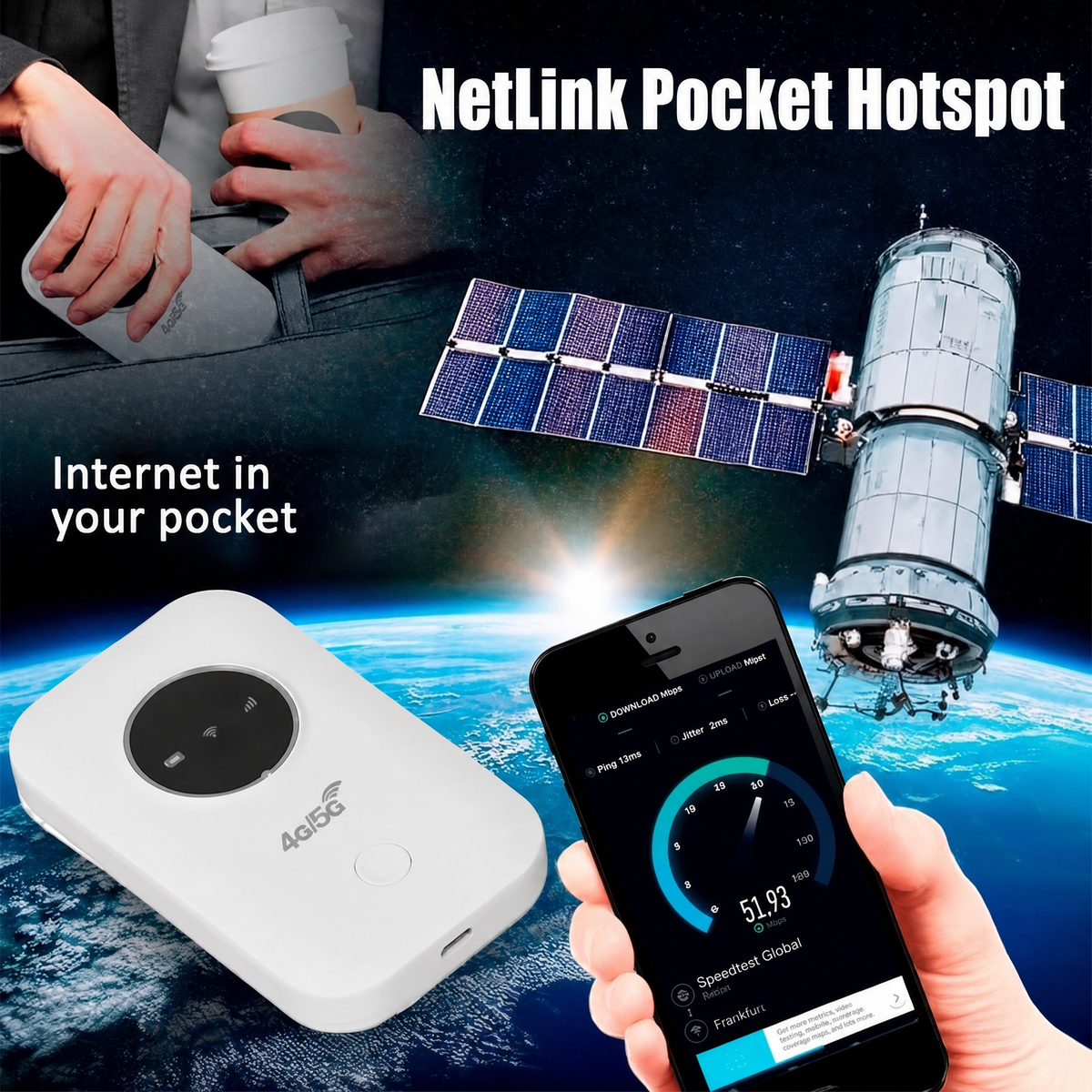 Mobile WiFi Router | 4G LTE Hotspot | Fast & Portable