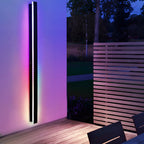 Modern Black LED Wall Light for Garden and Terrace