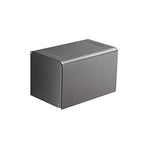 Modern grey bathroom fixture set – towel bar, shelf and accessories