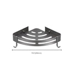 Modern grey bathroom fixture set – towel bar, shelf and accessories