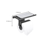 Modern grey bathroom fixture set – towel bar, shelf and accessories