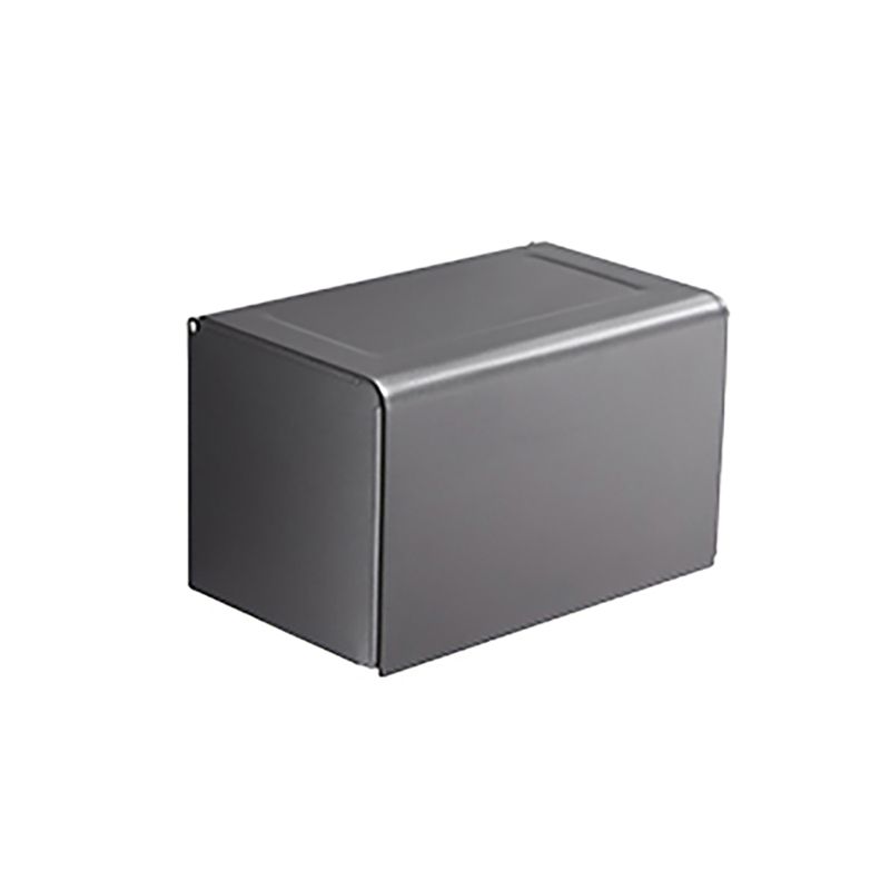 Modern grey bathroom fixture set – towel bar, shelf and accessories