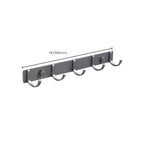 Modern grey bathroom fixture set – towel bar, shelf and accessories