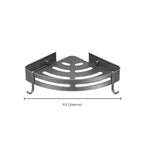 Modern grey bathroom fixture set – towel bar, shelf and accessories