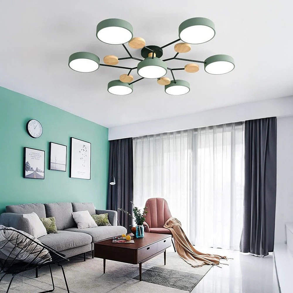 Modern LED Ceiling Light – Flush Mount Chandelier