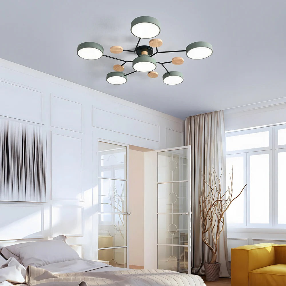 Modern LED Ceiling Light – Flush Mount Chandelier