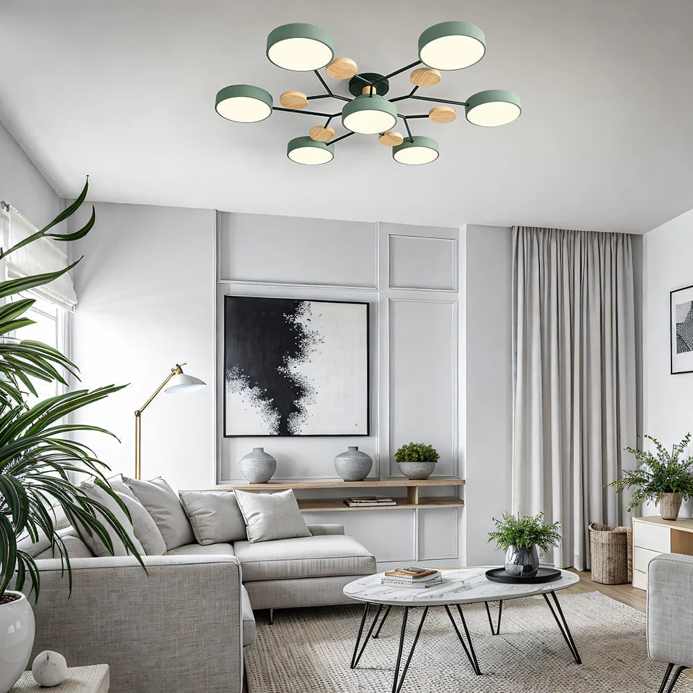 Modern LED Ceiling Light – Flush Mount Chandelier