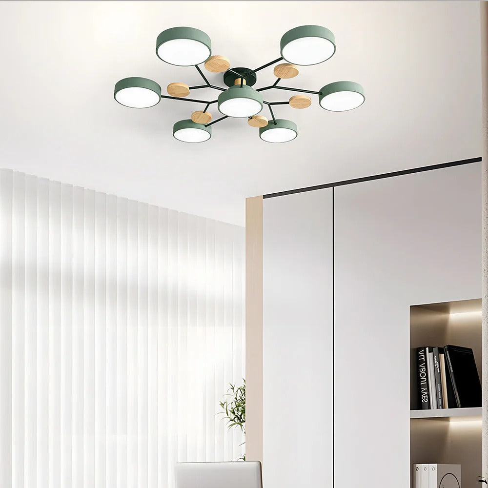 Modern LED Ceiling Light – Flush Mount Chandelier