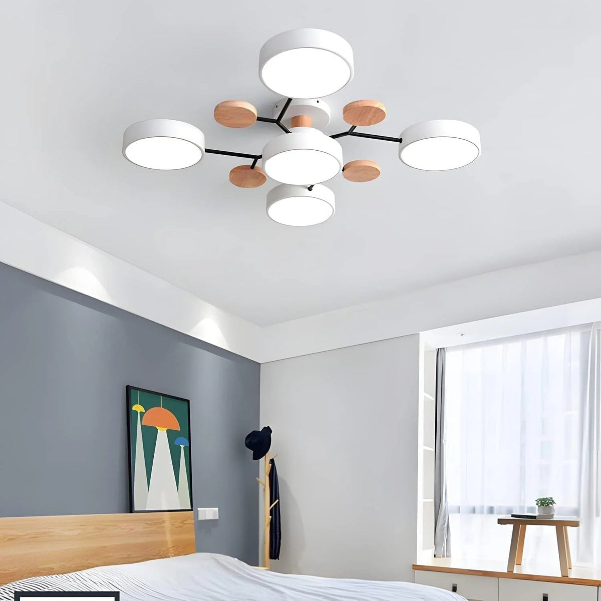 Modern LED Ceiling Light – Flush Mount Chandelier