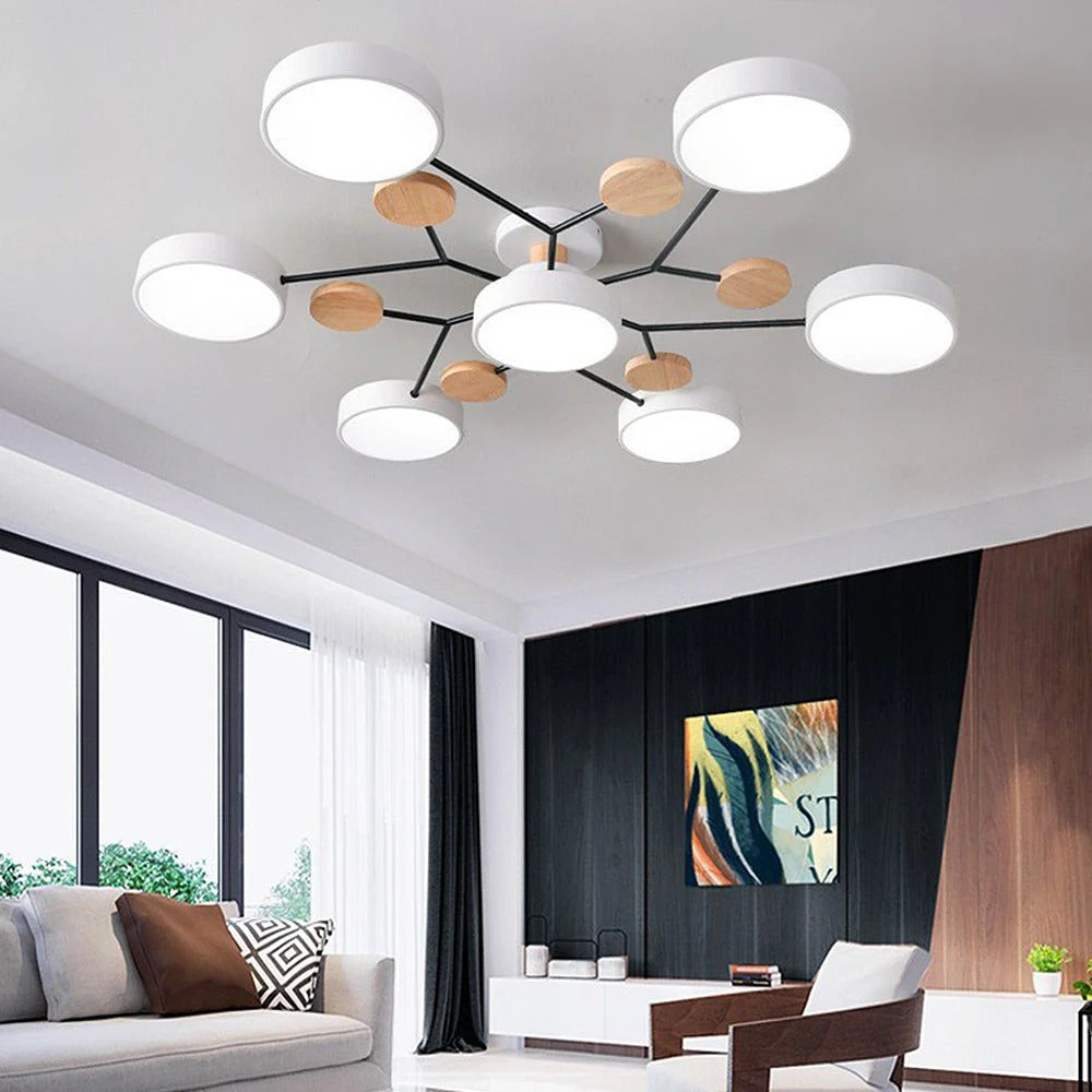 Modern LED Ceiling Light – Flush Mount Chandelier