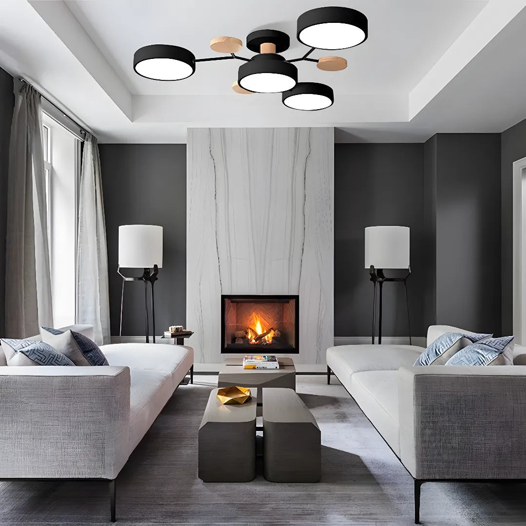 Modern LED Ceiling Light – Flush Mount Chandelier