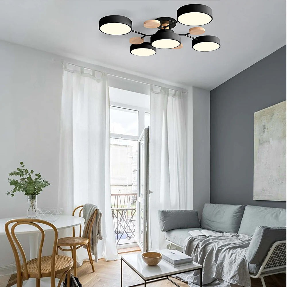 Modern LED Ceiling Light – Flush Mount Chandelier