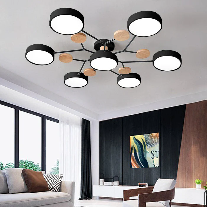 Modern LED Ceiling Light – Flush Mount Chandelier
