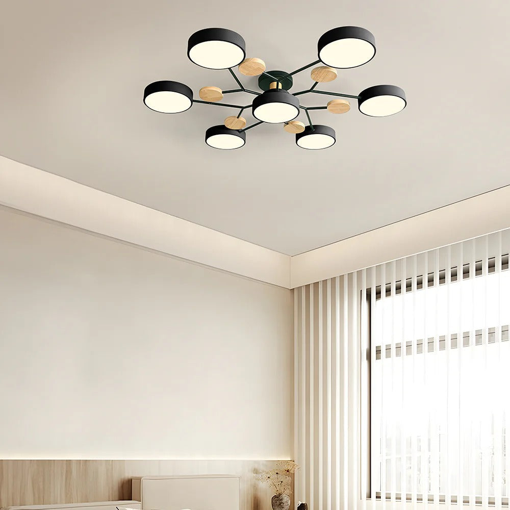 Modern LED Ceiling Light – Flush Mount Chandelier
