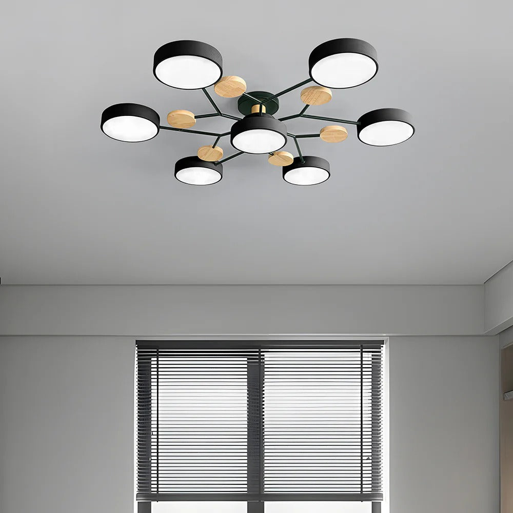 Modern LED Ceiling Light – Flush Mount Chandelier