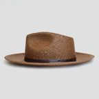 Modern Minimalist Straw Fedora Hat – Coffee | Boneroshop