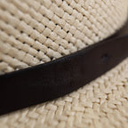 Modern Minimalist Straw Fedora Hat – Coffee | Boneroshop