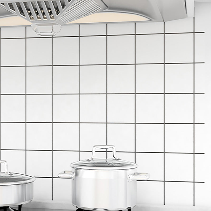Modern peel and stick PVC tile grid pattern self-adhesive wallpaper