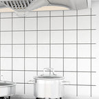 Modern peel and stick PVC tile grid pattern self-adhesive wallpaper