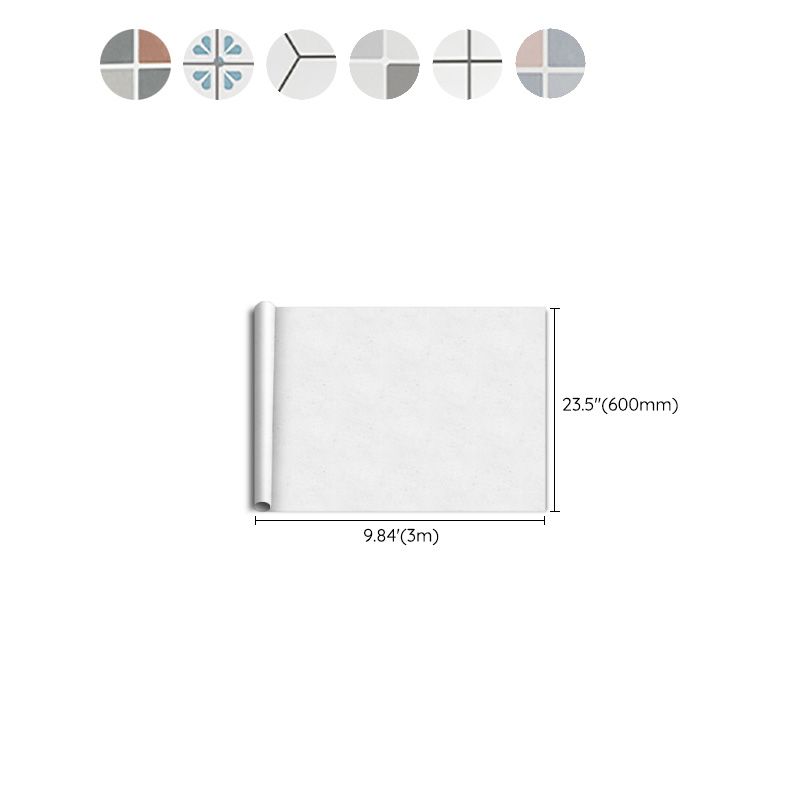 Modern peel and stick PVC tile grid pattern self-adhesive wallpaper