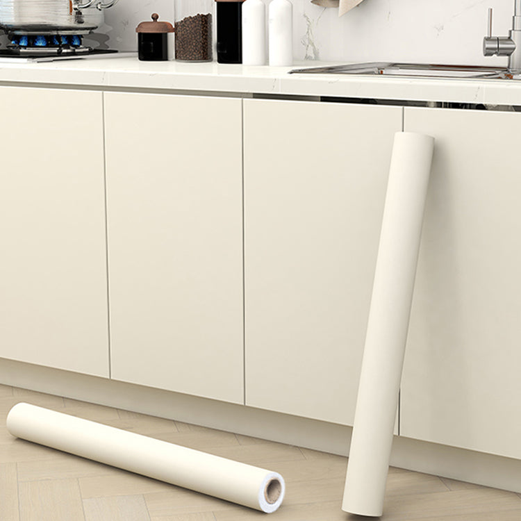 Modern Peel-and-Stick Wall Tile PVC Wallpaper for Kitchen and Bathroom