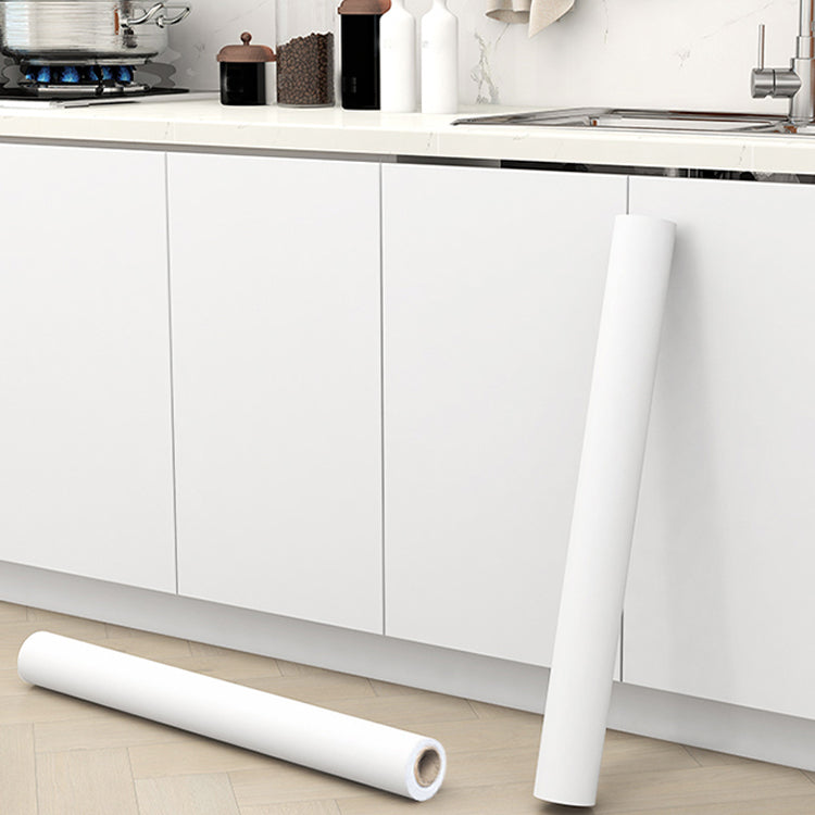Modern Peel-and-Stick Wall Tile PVC Wallpaper for Kitchen and Bathroom