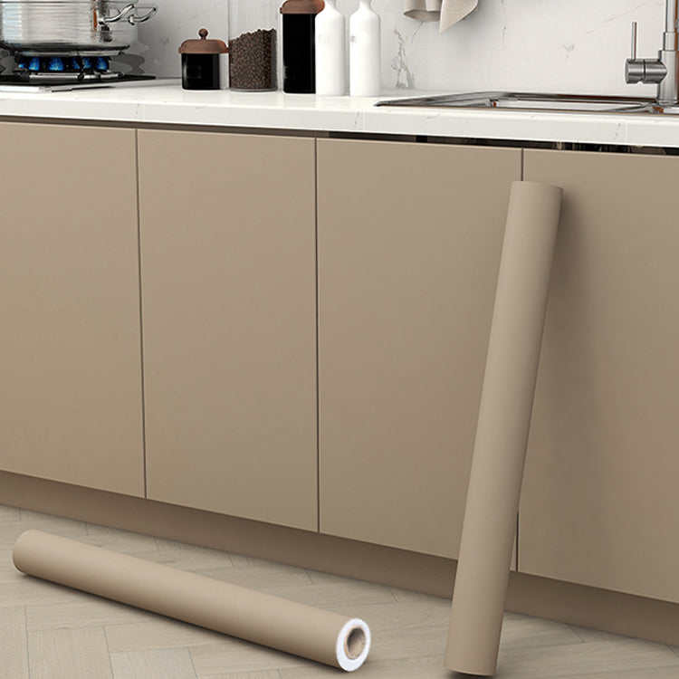 Modern Peel-and-Stick Wall Tile PVC Wallpaper for Kitchen and Bathroom