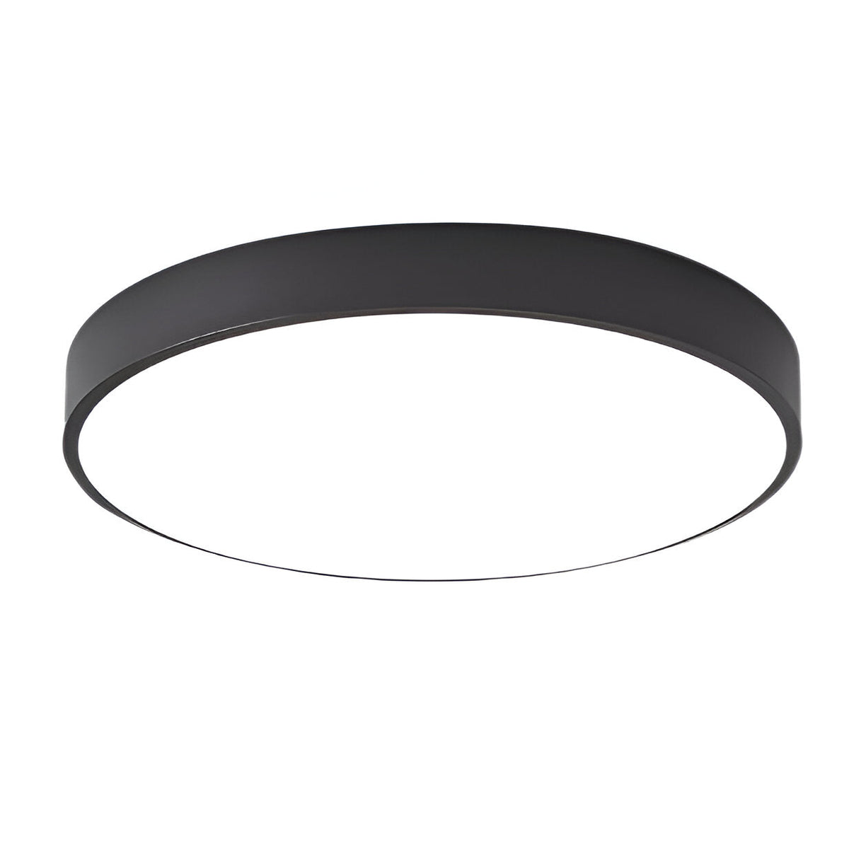 Modern Round Flush Mount Ceiling Light with Slim Frame