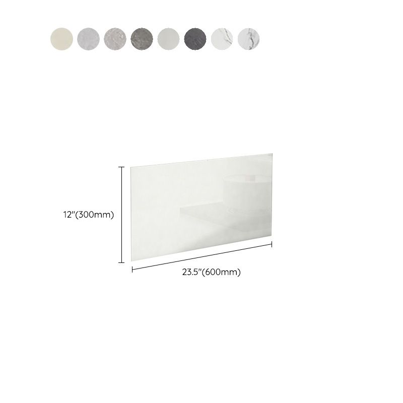 Modern self-adhesive PVC splash guard tiles for kitchen splashback protection