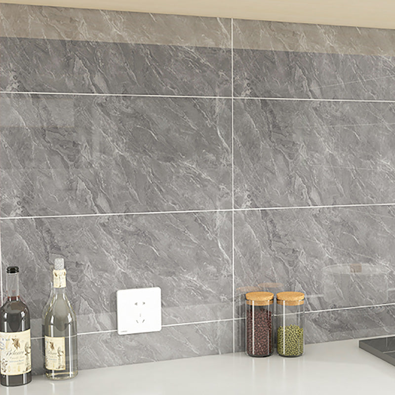 Modern self-adhesive PVC splash guard tiles for kitchen splashback protection