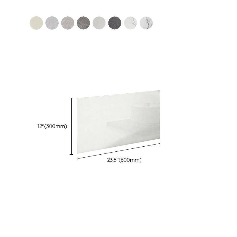 Modern self-adhesive PVC splash guard tiles for kitchen splashback protection