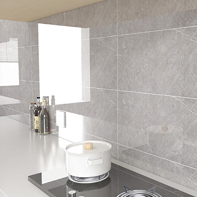 Modern self-adhesive PVC splash guard tiles for kitchen splashback protection