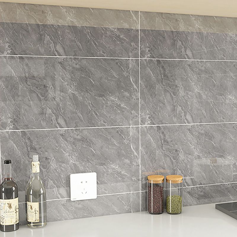 Modern self-adhesive PVC splash guard tiles for kitchen splashback protection