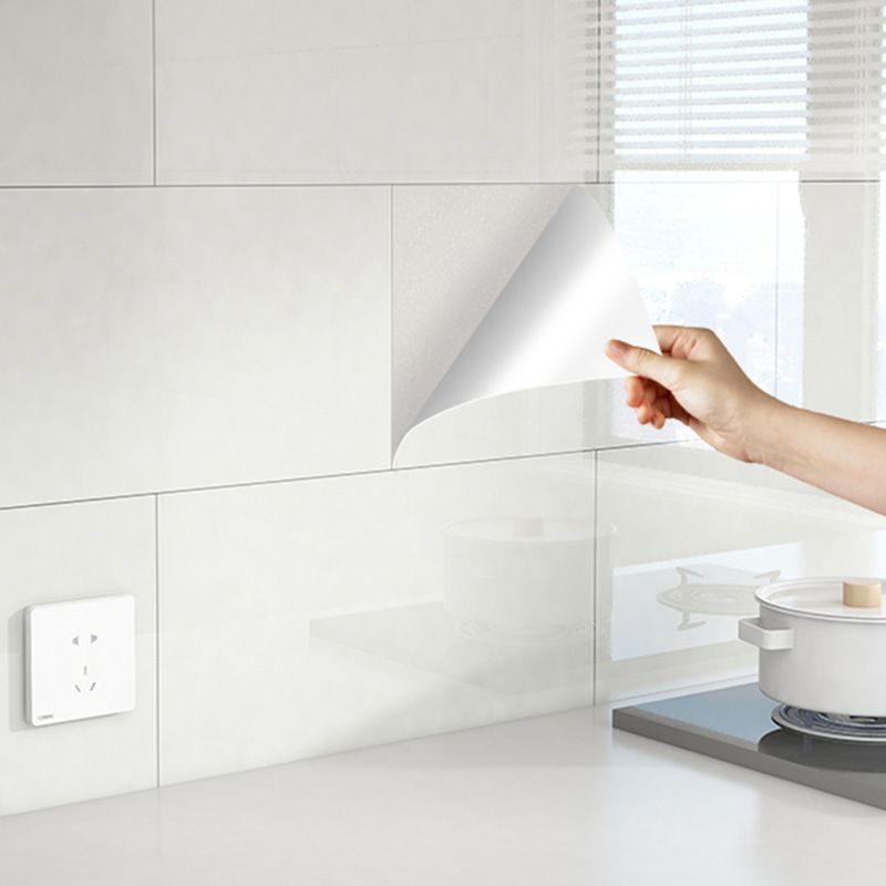 Modern self-adhesive PVC splash guard tiles for kitchen splashback protection