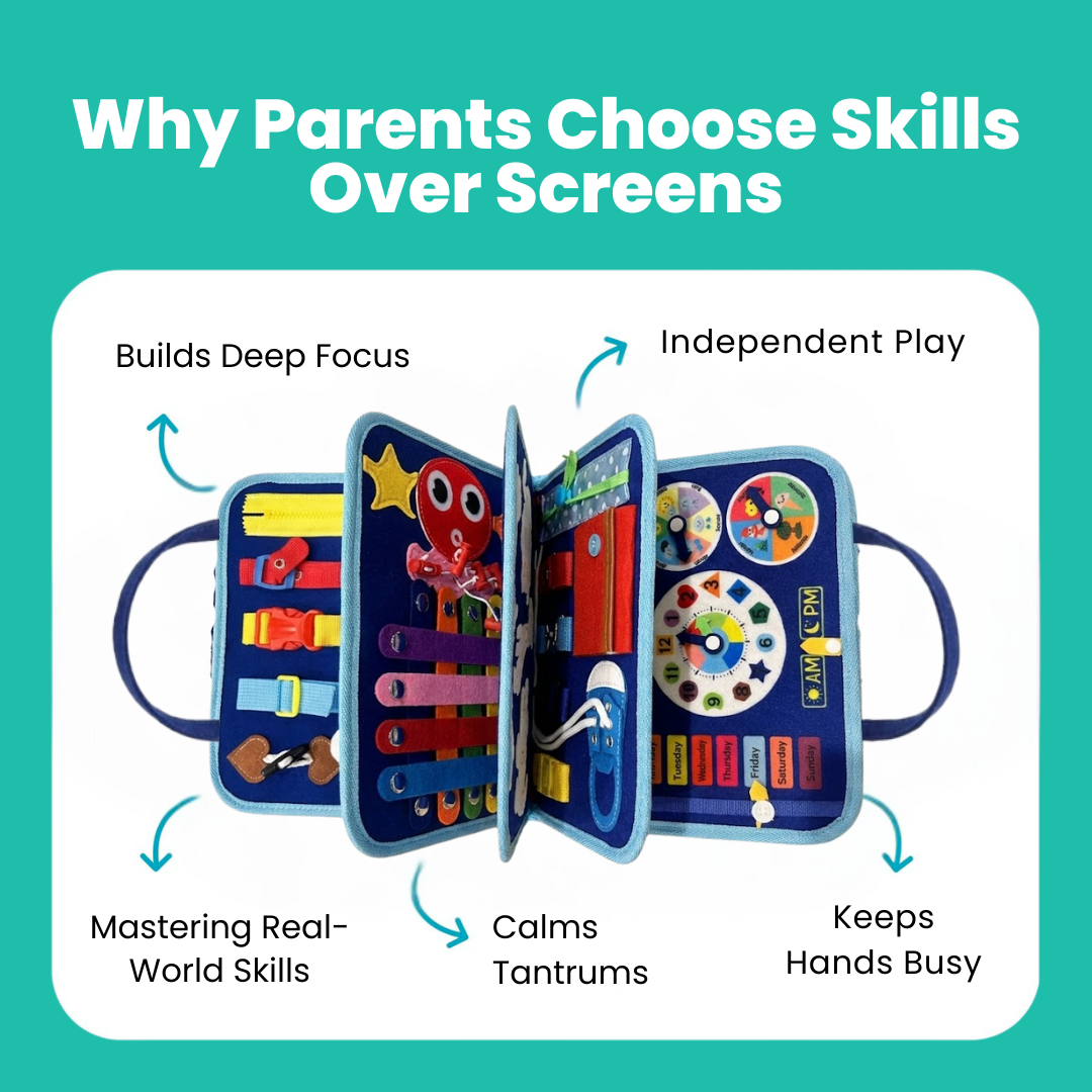 Boneroshop Montessori Busy Board