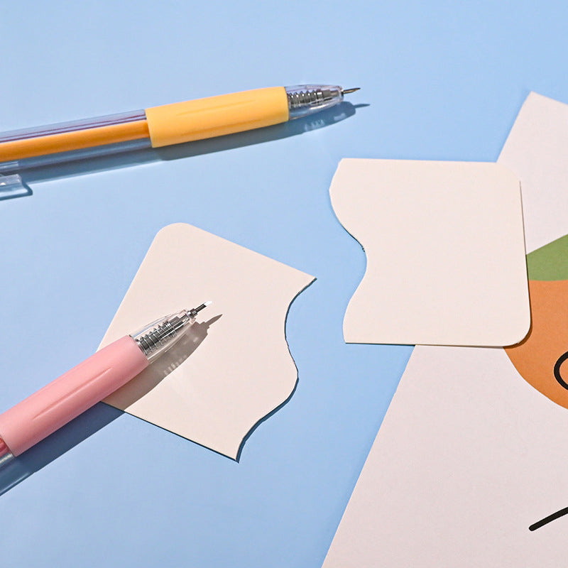 Morandi Cartoon Pattern Ceramic Safety Knife Pen