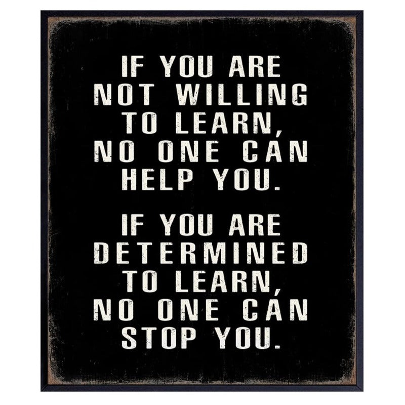 Motivational Wall Art Poster